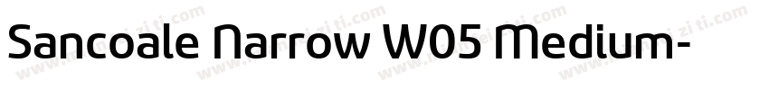 Sancoale Narrow W05 Medium字体转换